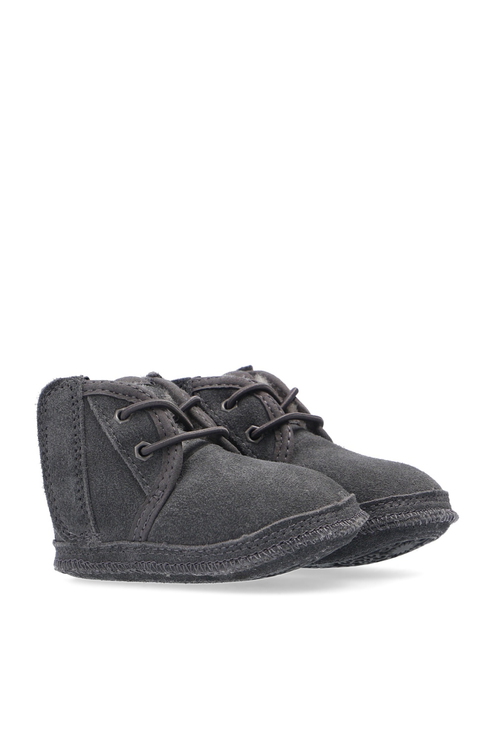 UGG Kids ‘Baby Neumel’ suede Ribbo boots